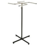 Clothes Rail Display Stand - 4 Rails Empty