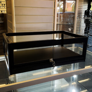 Countertop Glass Showcase Black (Small)