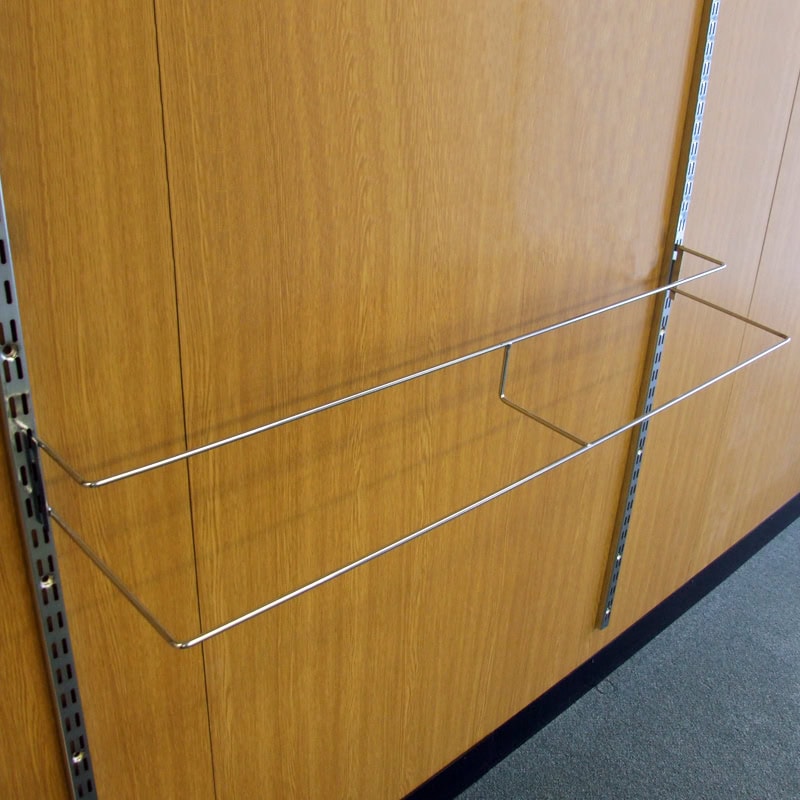 Twin Slot Shelving Shoe Rack - Uni-Shop Twin Slot Shelving Shoe Rack