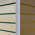 Slatwall Internal or External Corner Trim Grey