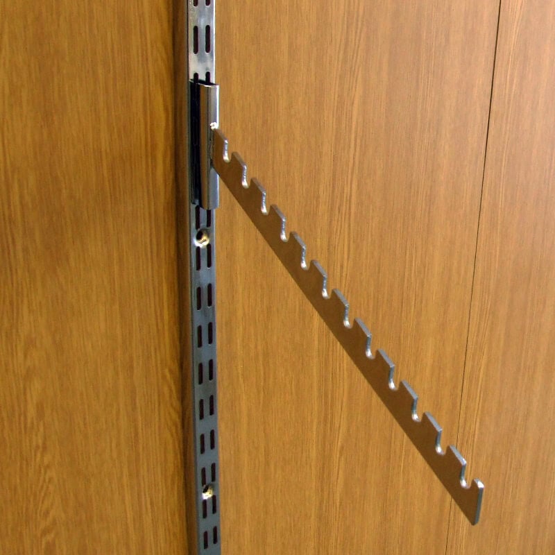 Twin Slot Shelving Waterfall Slot Arm - Uni-Shop Twin Slot Shelving Waterfall Slot Arm