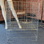Zinc Plated Square Wire Dump Bin 480mm x 480mm